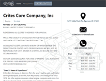 Tablet Screenshot of critescore.com